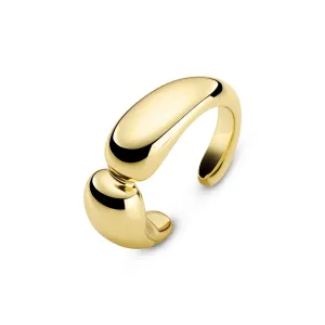 Gold Plated Goccia Pianura Piccolo Ear Cuff SJ-E2583-YG