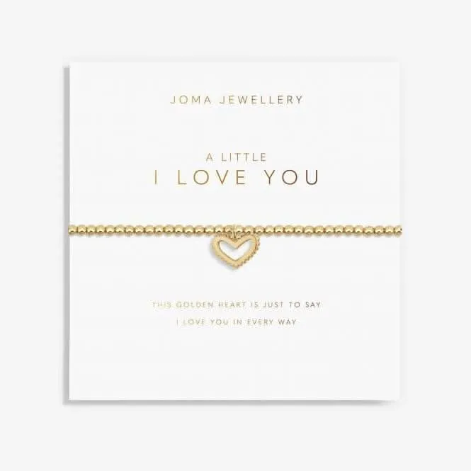 Golden Glow A Little I Love You Gold 17.5cm Bracelet 5949