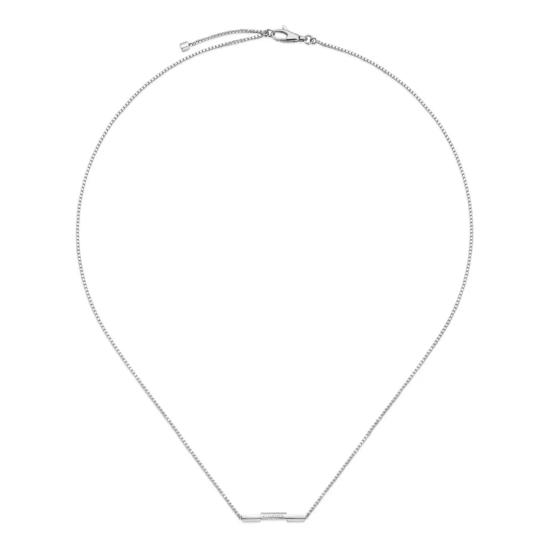 Gucci Link to Love 18ct White Gold Diamond Chain Necklace