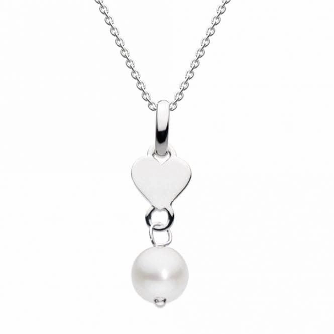 Heart Charm with 6mm Fresh Water Pearl Pendant 97735FP