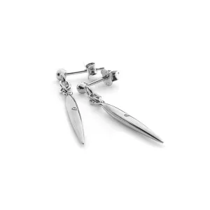 Hot Diamonds Earrings Single Drop Icicle Silver
