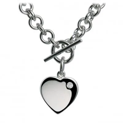 Hot Diamonds Just Add Love Sterling Silver Lovelocked Necklace