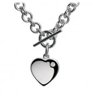 Hot Diamonds Just Add Love Sterling Silver Lovelocked Necklace