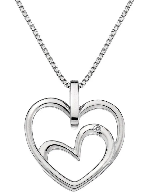 Hot Diamonds Necklaces Forever Heart