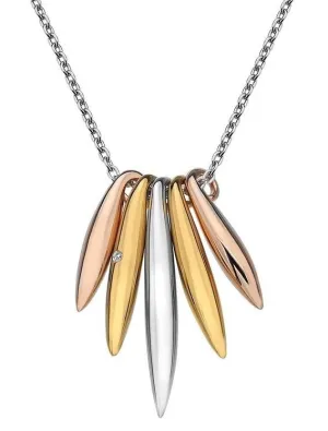 Hot Diamonds Rose And Yellow Gold Icicle Pendant D