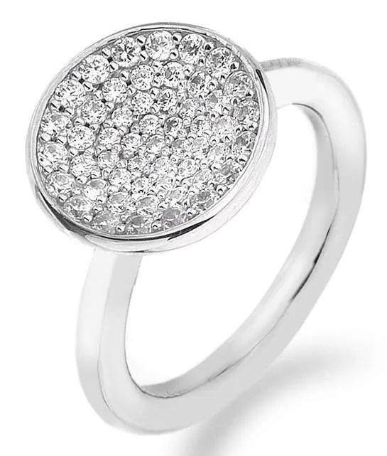 Hot Diamonds Scintilla Sterling Silver Cubic Zirconia Ring D