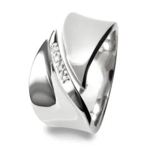 Hot Diamonds Simply Sparkle Pave Leaf Ring D