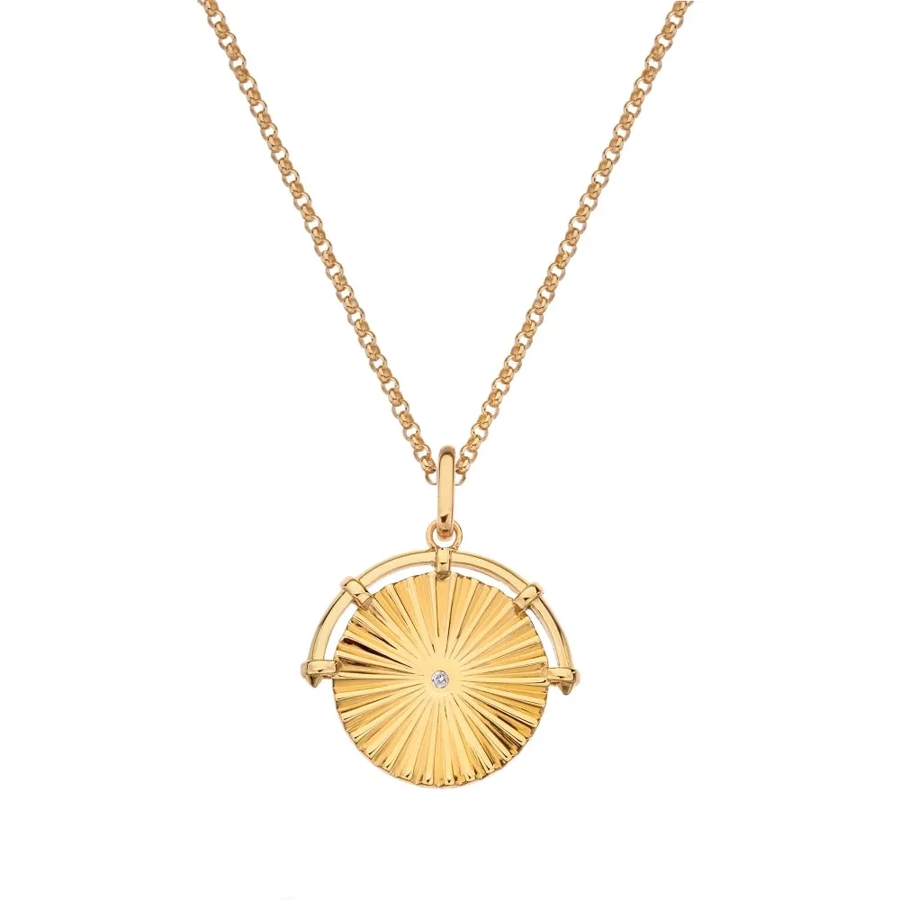 Hot Diamonds x Jac Jossa Hope Gold Plated Sterling Silver Halo Pendant D