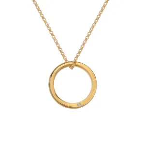 Hot Diamonds x Jac Jossa Soul Gold Plated Sterling Silver Pendant