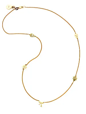 Karen Walker - 9ct Yellow Gold Mini Charm Necklace