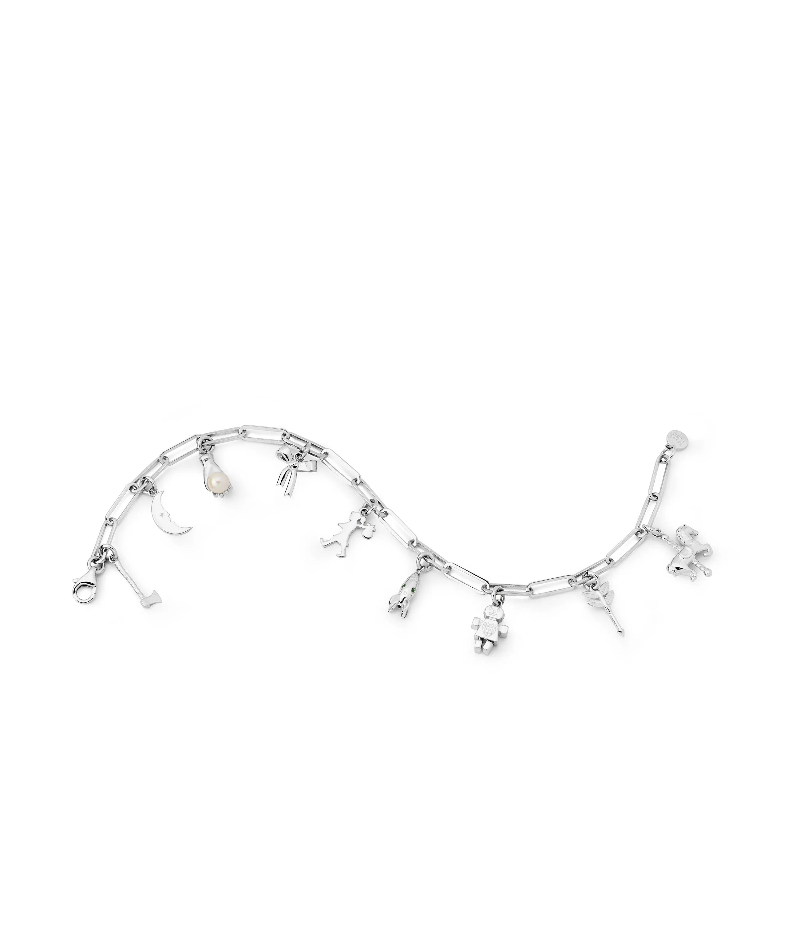 Karen Walker - Full Adventure Charm Bracelet Silver