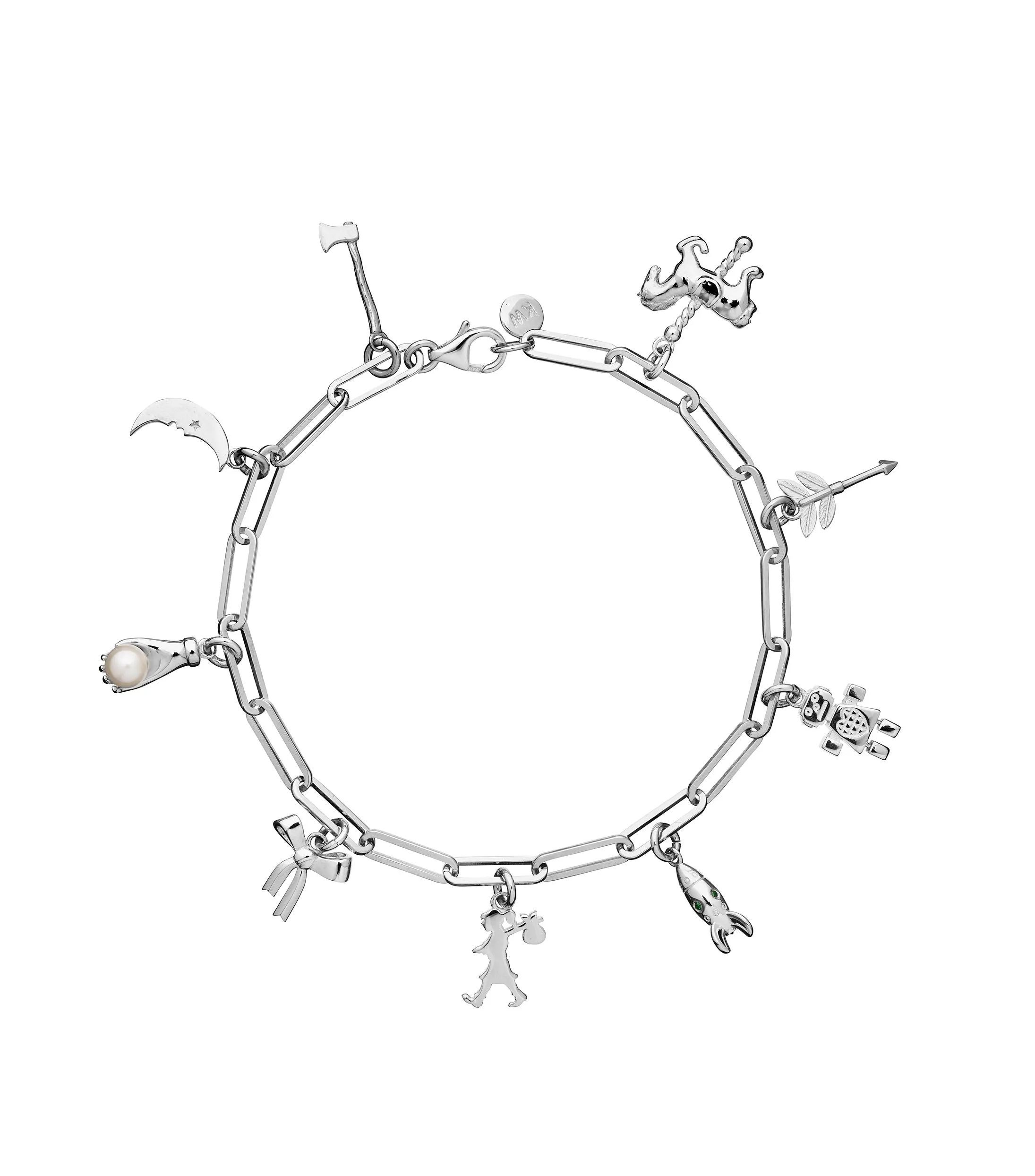 Karen Walker - Full Adventure Charm Bracelet Silver