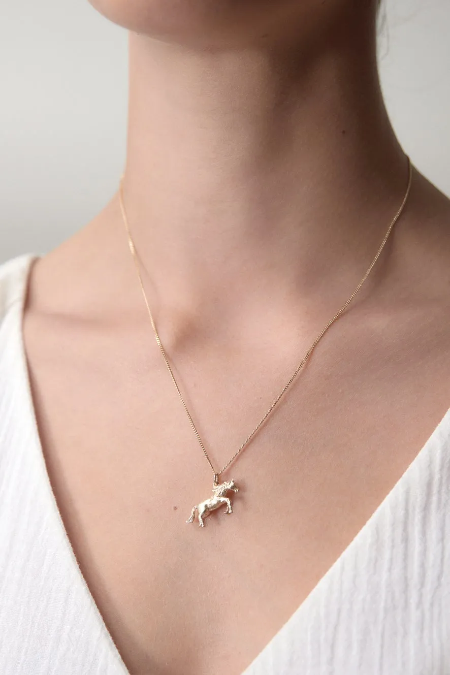 Karen Walker - Horse Necklace Silver