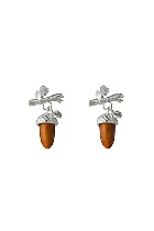 Karen Walker - Micro Acorn and Leaf Studs