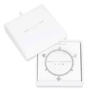 Life's A Charm Magical Moments Silver Charm 17.5cm Stretch Bracelet 3900