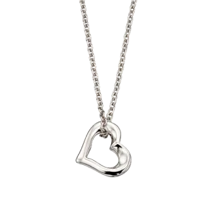 Little Star Lola Sterling Silver Heart Necklace