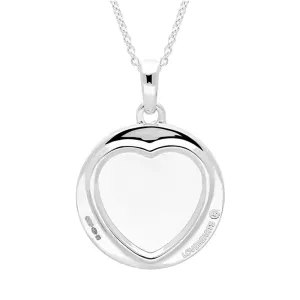 Love Hearts Sterling Silver Plain Heart Necklace