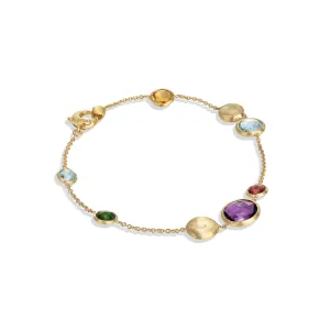 Marco Bicego Jaipur 18ct Yellow Gold Mixed Stone Bracelet