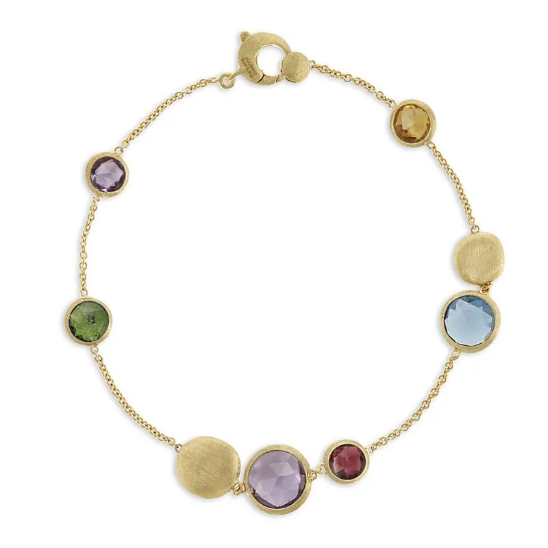 Marco Bicego Jaipur 18ct Yellow Gold Mixed Stone Bracelet