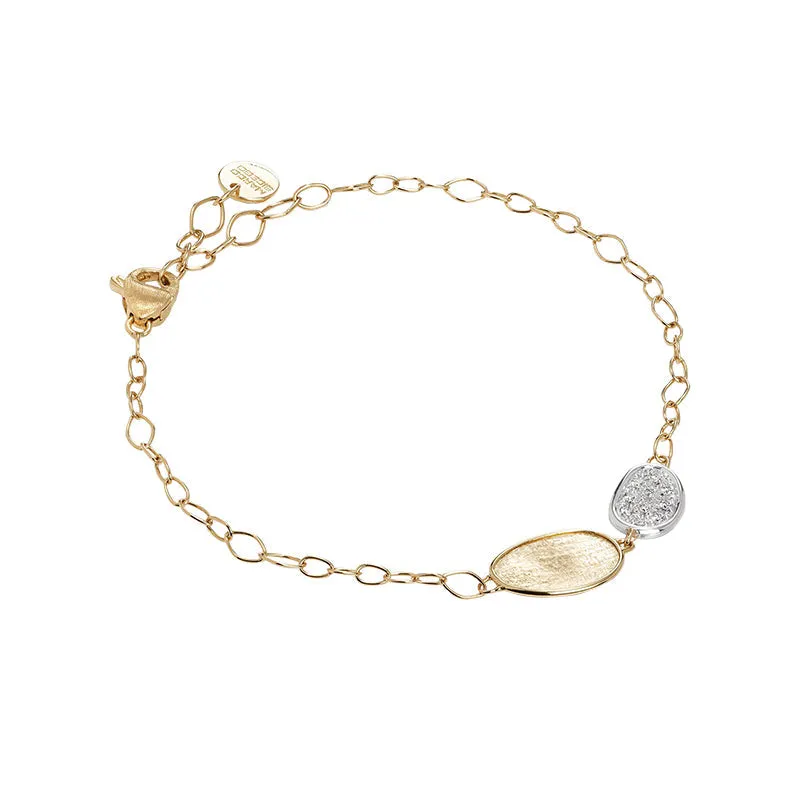 Marco Bicego Lunaria 18ct Yellow Gold Diamond Bracelet
