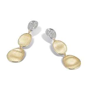 Marco Bicego Lunaria 18ct Yellow Gold Diamond Earrings