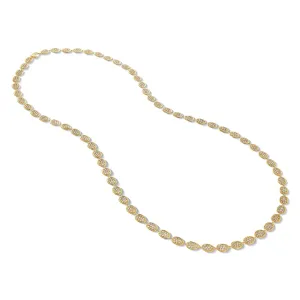 Marco Bicego Lunaria Alta 18ct Yellow Gold 13.00ct Diamond Long Necklace