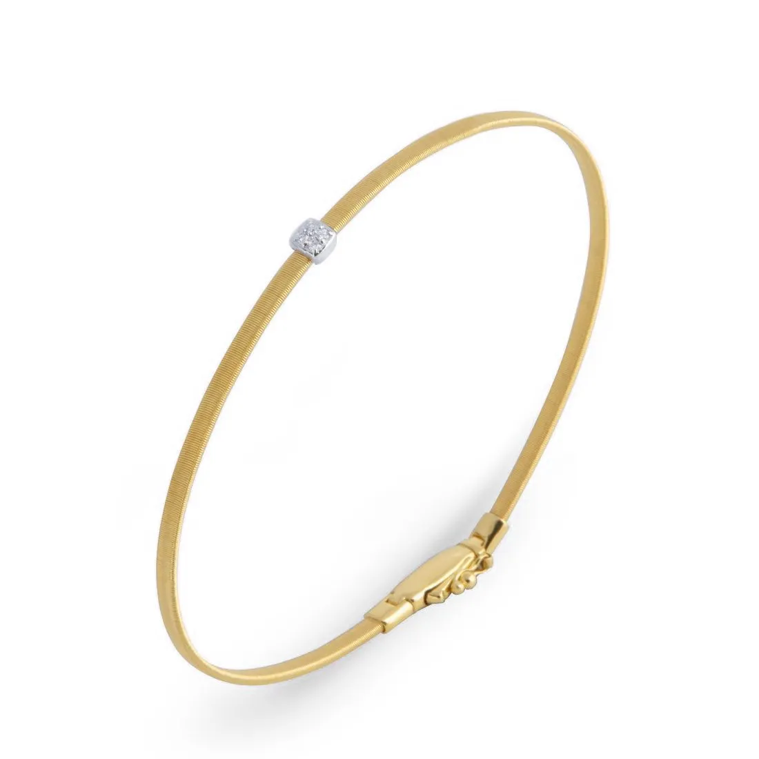 Marco Bicego Masai 18ct Yellow Gold 0.03ct Diamond Bracelet D