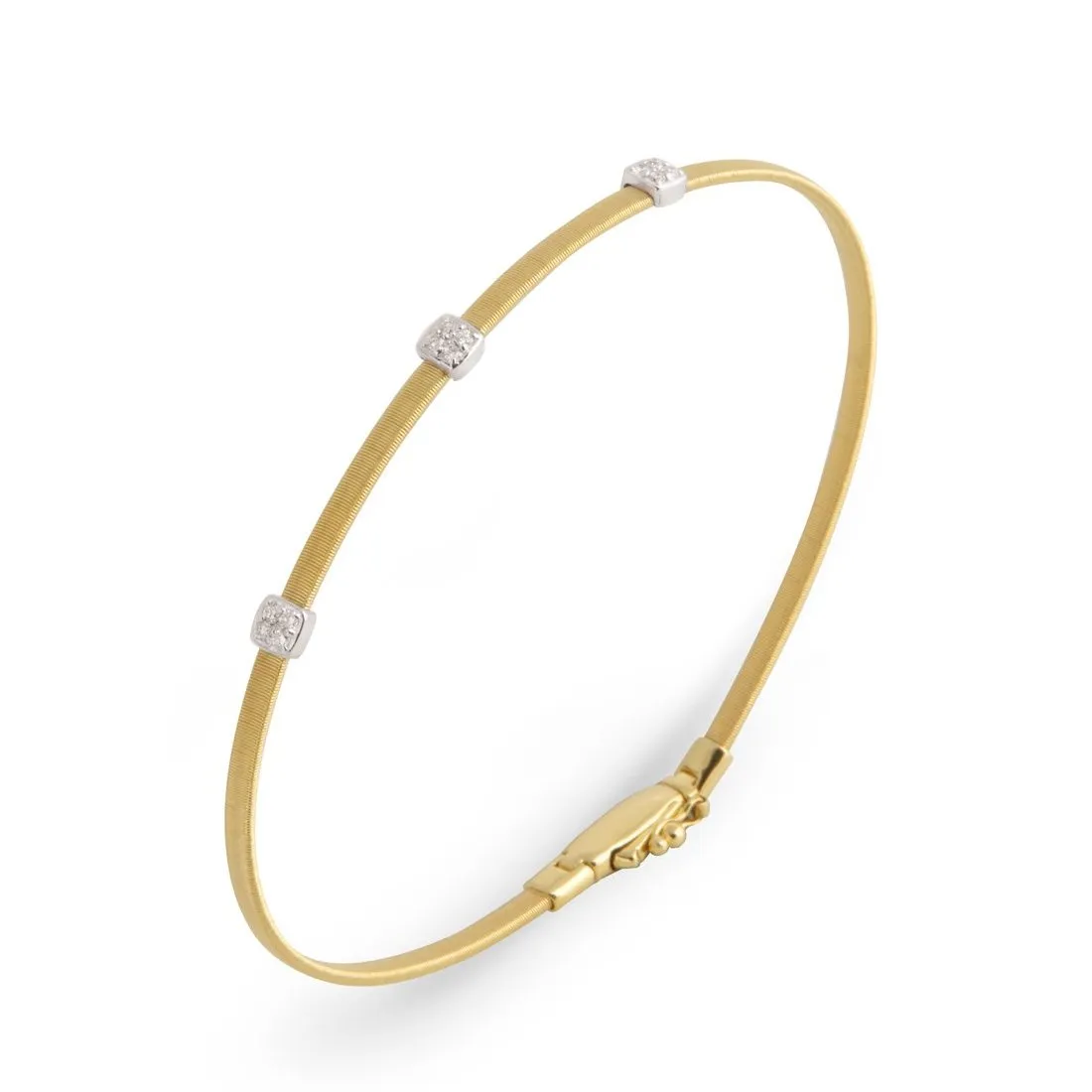 Marco Bicego Masai 18ct Yellow Gold 0.09ct Diamond Bracelet
