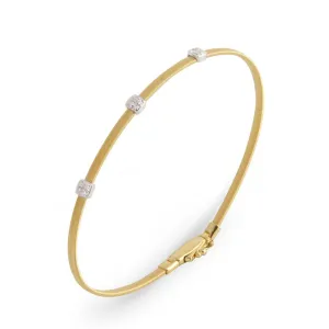 Marco Bicego Masai 18ct Yellow Gold 0.09ct Diamond Bracelet