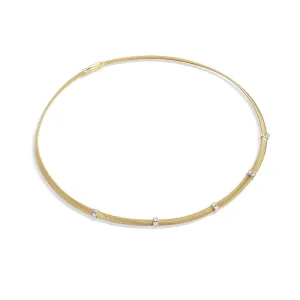 Marco Bicego Masai 18ct Yellow Gold 0.30ct Diamond Necklace