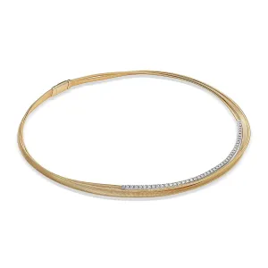 Marco Bicego Masai 18ct Yellow Gold Diamond Collarette Necklace