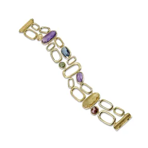 Marco Bicego Murano 18ct Yellow Gold Mixed Stone Bracelet