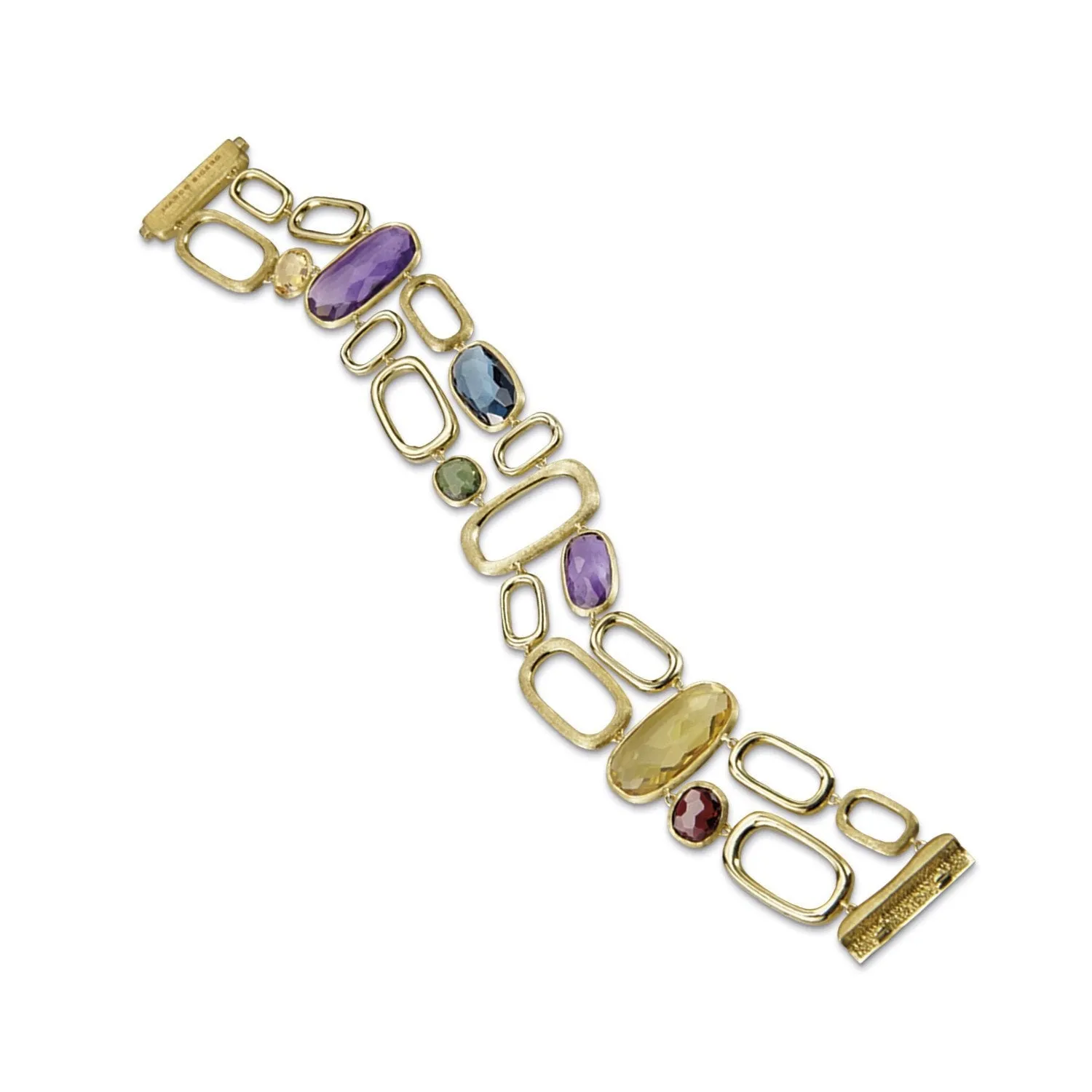 Marco Bicego Murano 18ct Yellow Gold Mixed Stone Bracelet