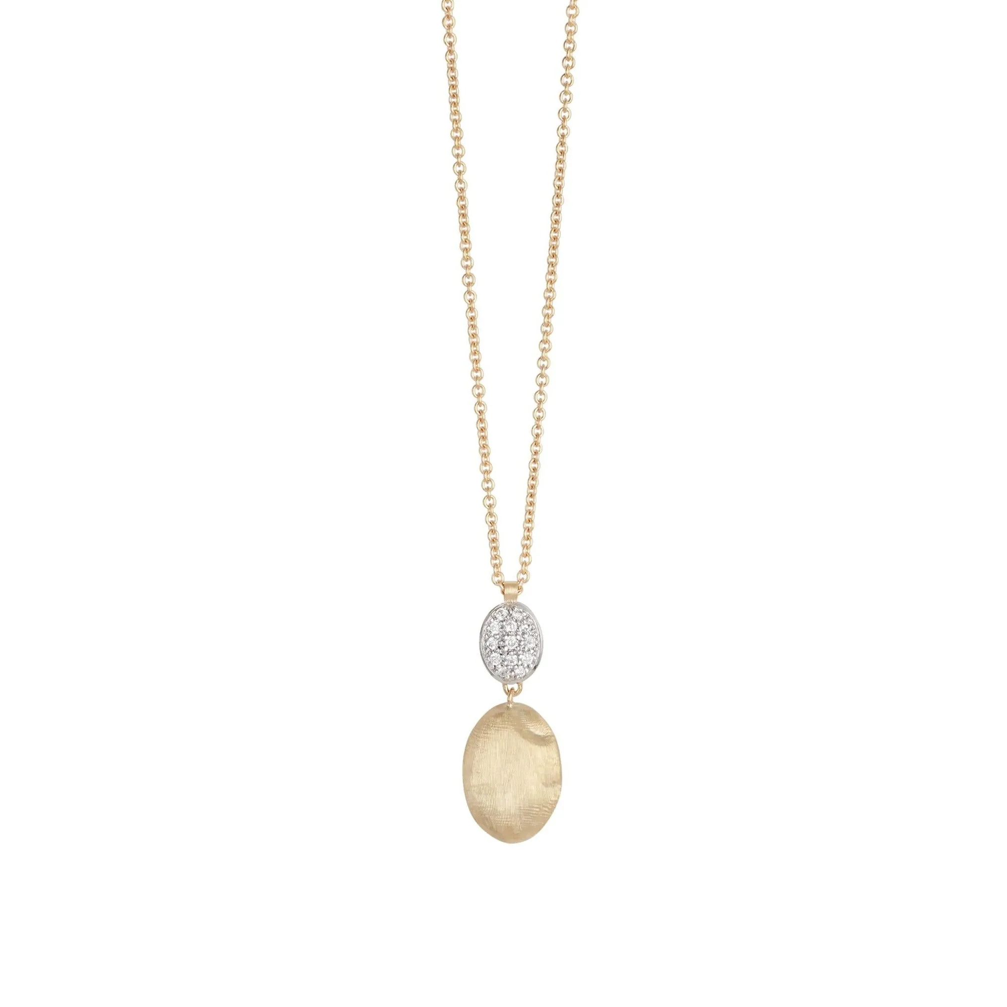 Marco Bicego Siviglia 18ct Yellow Gold 0.10ct Diamond Necklace
