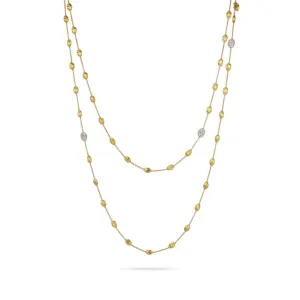Marco Bicego Siviglia 18ct Yellow Gold 0.60ct Diamond Necklace