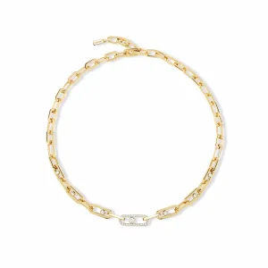 Messika Move Link 18ct Yellow Gold 1.11ct Diamond Necklace