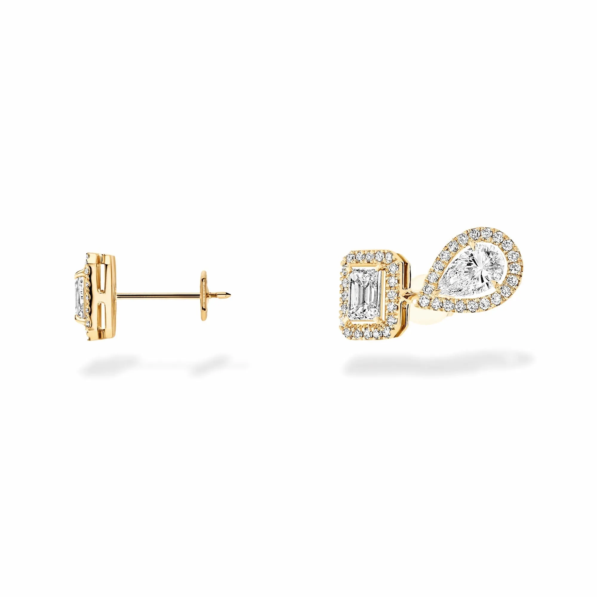 Messika My Twin 1   2 18ct Yellow Gold 0.81ct Diamond Stud Earrings
