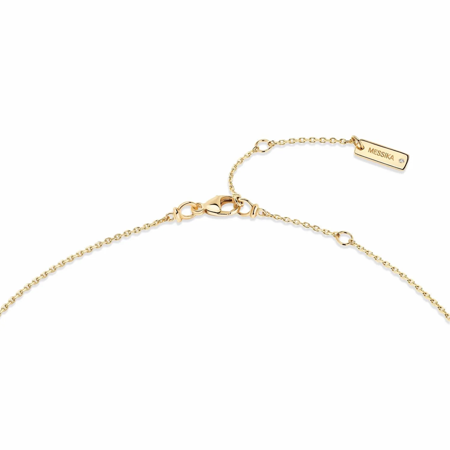 Messika My Twin 18ct Yellow Gold 1.24ct Diamond Two Row Necklace
