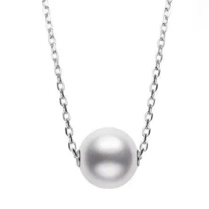 Mikimoto 18ct White Gold 10mm White A  South Sea Pearl Necklace