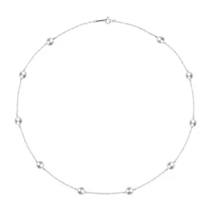 Mikimoto 18ct White Gold 5.5mm White Akoya Pearl Necklace