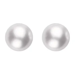 Mikimoto 18ct White Gold 5.5mm White Grade A Pearl Stud Earrings