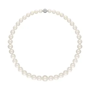 Mikimoto 18ct White Gold Diamond 9.0mm-12.8mm White South Sea Pearl Necklace