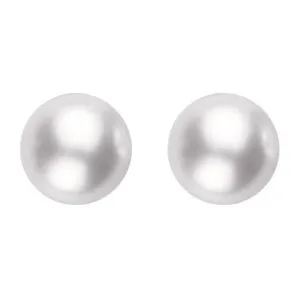 Mikimoto 18ct Yellow Gold 8.5mm White Grade AA Pearl Stud Earrings