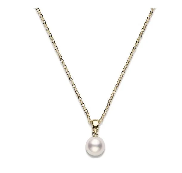 Mikimoto 18ct Yellow Gold Akoya Pearl Necklace
