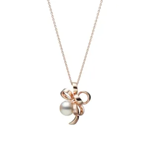 Mikimoto Jeux de Rubans 18ct Rose Gold Akoya Pearl Pendant