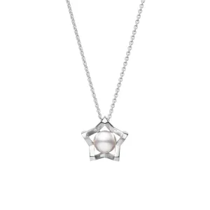 Mikimoto M Collection 18ct White Gold White Akoya Pearl Star Pendant