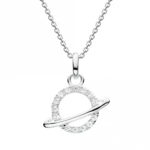 Open Zirconia Planet Pendant 93392CZ
