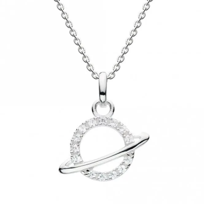 Open Zirconia Planet Pendant 93392CZ