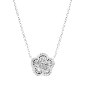 Pasquale Bruni Bon Ton Je T'Aime 18ct White Gold 0.42ct Diamond Necklace D