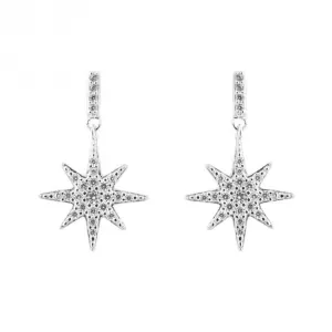 Pave Starburst Earrings E6260C